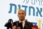 Le ministre israélien de l'Education Naftali Bennett parle à la presse à Ramat Gan, le 15 novembre 2018