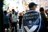 Les supporters bordelais protestent contre la relégation administrative de leur club en 3e division, le 9 juillet 2022 à Bordeaux 