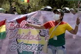 Manifestation devant le Tribunal suprême électoral à La Paz, le 23 juillet 2020
