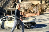 Sebastian Harrison dont la maison a été détruite par l'incendie de Palisades à Malibu, en Californie, le 21 janvier 2025