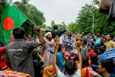 Des manifestants réunis à l'appel d'une organisation étudiante bangladaise lancent un appel à la désobéissance civile après les affrontements qui ont fait plus de 200 morts en juillet, le 3 août 2024 à Dacca 