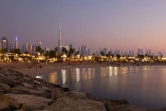 Vue sur la ville de Dubaï et la tour Burj Khalifa, aux Emirats arabes unis, le 15 janvier 2021