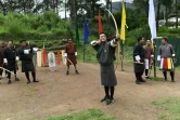 Un archer vise sa cible, le 25 août 2018 à Thimphou, au Bhoutan