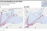 Le trafic de marchandises en mer Noire