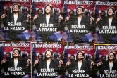 Les affiches de campagne de la candidate PS et maire de Paris Anne Hidalgo, le 20 janvier 2022 à Toulouse
