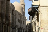 Vue du quartier de Al-Hussein au Caire, le 24 octobre 2016 