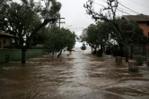 Inondations à Porto Alegre, dans l'Etat du Rio Grande do Sul, le 13 mai 2024 au Brésil