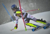 Le Français Clément Noël, lors du slalom de Coupe du monde, le 14 mars 2021 à Kranjska Gora (Slovénie
