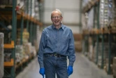 Rob Britton, un bénévole de la Banque alimentaire de Washington le 1er avril 2020
