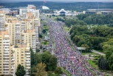 
Manifestation contre le président Loukachenko, le 6 septembre 2020 à Minsk
