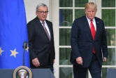 Le président américain Donald Trump et le président de la Commission européenne Jean-Claude Juncker à la Maison Blanche, à Washington le 25 juillet 2018