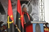 Le président angolais Joao Lourenco, lors d'un meeting de campagn, le 20 août 2022 à Luanda