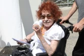 Marceline Loridan-Ivens arrive à la cérémonie du 76e anniversaire de la rafle du Vel d'Hiv à Paris, le 22 juillet 2018