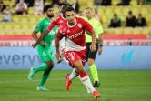 L'attaquant de Monaco Wissam Ben Yedder buteur contre Saint-Etienne, le 22 septembre 2021 à Monaco