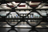 Une station du métro  parisien fermée en raison de la grève contre la réforme des retraites, le 5 décembre 2019