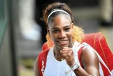 Serena Williams quitte le court central de Wimbledon après sa qualification pour la finale, 11 juillet 2019 