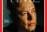 Elon Musk sur la couverture du Time magazine qui l'a désigné comme personnalité de l'année