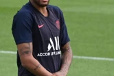 Neymar à l'entraînement du PSG le 10 août 2019 à Saint-Germain-en-Laye   
