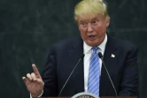 Le candidat républicain à la Maison Blanche Donald Trump lors d'une conférence de presse le 31 août 2016 à Mexico