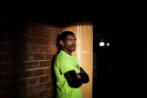 Boxeur devenu aveugle, Jorge Pina s'est tourné vers le marathon paralympique mais il se consacre surtout à lutter contre la marginalisation des jeunes. Ici, au stade universitaire de Lisbonne le 27 avril 2018