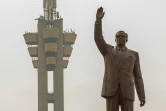 Statue du héros national congolais Patrice Lumumba à Kinshasa le 25 juin 2020 