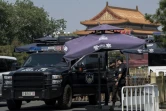 Des policiers sur la place Tiananmen à Pékin, le 3 juin 2019
