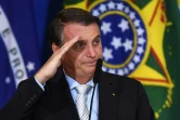Le président brésilien Jair Bolsonaro à Brasilia le 24 février 2021
