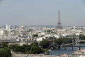Vue sur la Tour Eiffel, le 7 juillet 2017