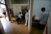 Infirmières et docteurs à l'hopital de la Croix rouge à Caracas, le 17 avril 2019