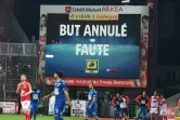 Annonce de l'annulation du but de Rennes, le 14 septembre 2019 à Brest