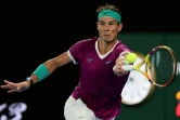 Rafael Nadal en finale de l'Open d'Australie face à Daniil Medvedev, le 30 janvier 2022 à Melbourne
