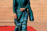 Aung San Suu Kyi durant une cérémonie à New Delhi, le 18 octobre 2016
