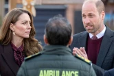 Le prince William et son épouse Kate lors d'une visite à Southport, le 10 octobre 2024, où ils ont rencontré des secouristes et les familles des victimes de l'attaque au couteau perpétrée fin juillet 
