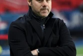 L'entraîneur argentin du Paris-SG, Mauricio Pochettino, avant le coup d'envoi du match de Ligue 1 contre le Stade Brestois, au Parc des Princes, le 9 janvier 2021