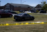 Une voiture de police devant le lycée Apalachee de Winder, en Géorgie (sud-est des Etats-Unis), le 4 septembre 2024