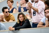 L'ancienne joueuse de tennis française Amélie Mauresmo, dans les gradins de Roland-Garros, le 31 mai 2019 à Paris.