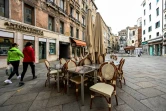 Cafés et terrasses fermés à Venise le 13 mai 2020