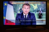 Retransmission télévisée de l'allocution d'Emmanuel Macron, le 14 juin 2020, consacrée à la poursuite du déconfinement