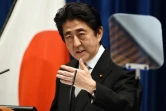 Le Premier ministre Shinzo Abe lors d'une conférence de presse à Tokyo le 7 octobre 2015