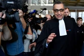 Me Ardavan Amir-Aslani, un des avocats de Laeticia Hallyday, après une audience au tribunal de  Nanterre, le 15 mars 2018