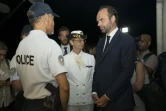 Le Premier ministre français Edouard Philippe à l'aéroport de Grand-Case sur l'île franco-néerlandaise de Saint-Martin, le 5 novembre 2017