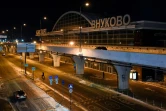 Vue de l'aéroport international Vnoukovo, dans le sud-ouest de Moscou le 17 janvier 2021 
