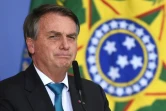 Le président brésilien Jair Bolsonaro, le 6 octobre 2021 à Brasilia