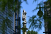 La statue de Christophe Colomb, le 12 juin 2020 à New York