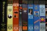 Collection de jeux de société conservée aux archives Bayerisches Spielearchiv des jeux de société, à Munich (sud de l'Allemagne), le 12 décembre 2018