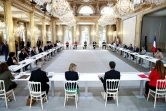 Le premier Conseil des ministres du gouvernement Castex, à Paris le 7 juillet 2020