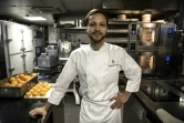 Le chef pâtissier de l'hôtel George V Michaël Bartocetti dans son laboratoire à Paris, le 28 janvier 2020