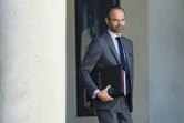 Le Premier ministre Édouard Philippe sort de l'Élysée après un Conseil des ministres à Paris, le 3 août 2018