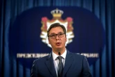 Le président serbe Aleksandar Vucic, le 15 juin 2017 à Belgrade