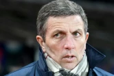 L'entraîneur de Strasbourg Thierry Laurey avant le match de L1 à Brest le 3 décembre 2019